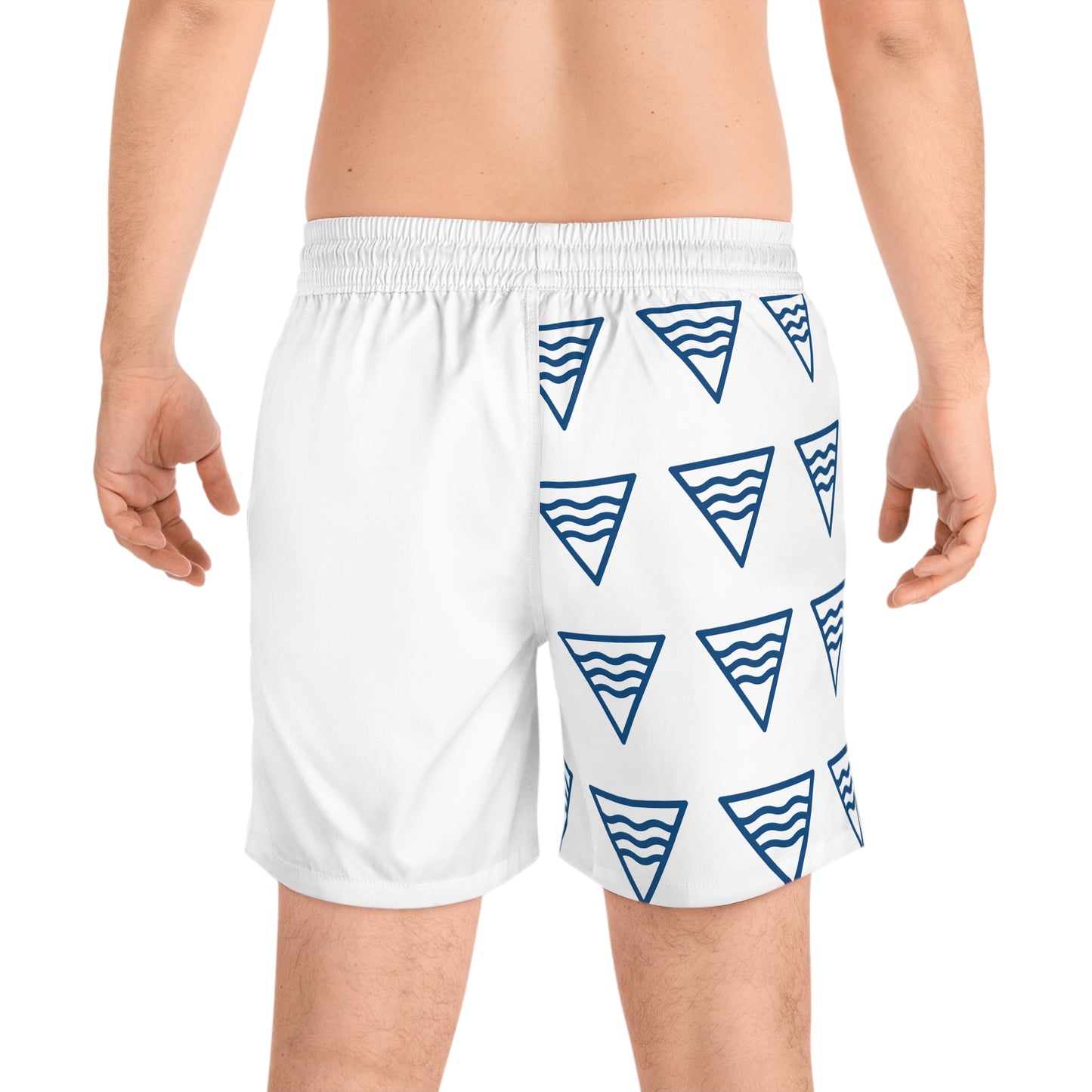 Water Element Swim Shorts | Alchemical Wave Sigil | Flow-State Trunks for Mindful Motion