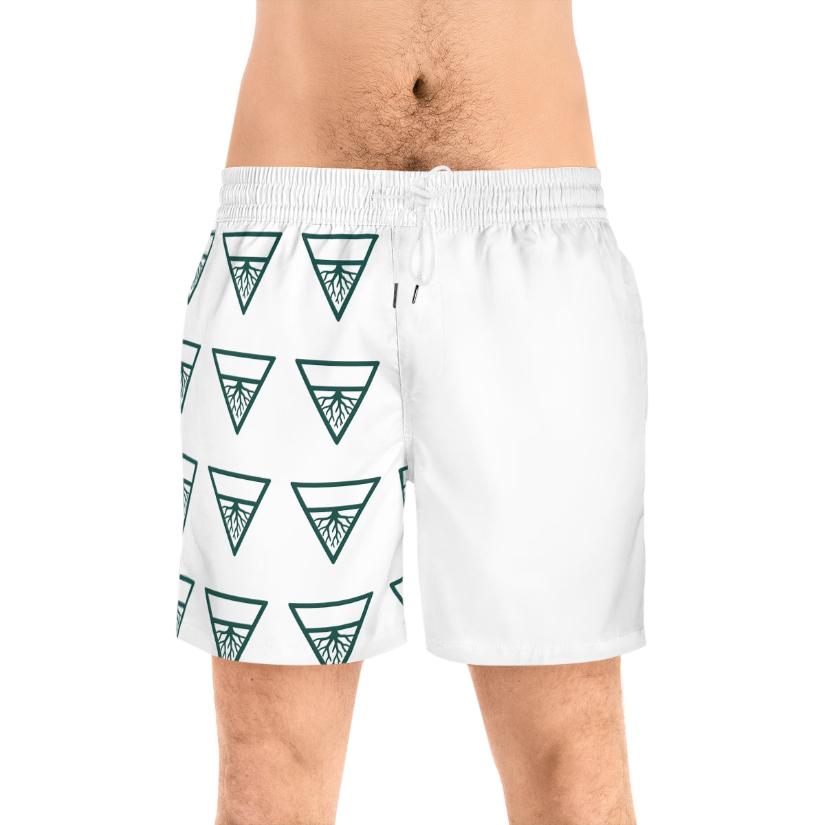 Earth Element Swim Shorts | Rooted Sigil Mid-Length Trunks | Grounded Style for Soul Seekers