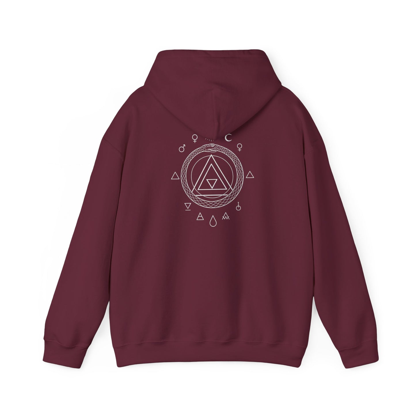 Sacred Geometry Alchemy Hoodie  LapisWear Cosmic Sigil Design