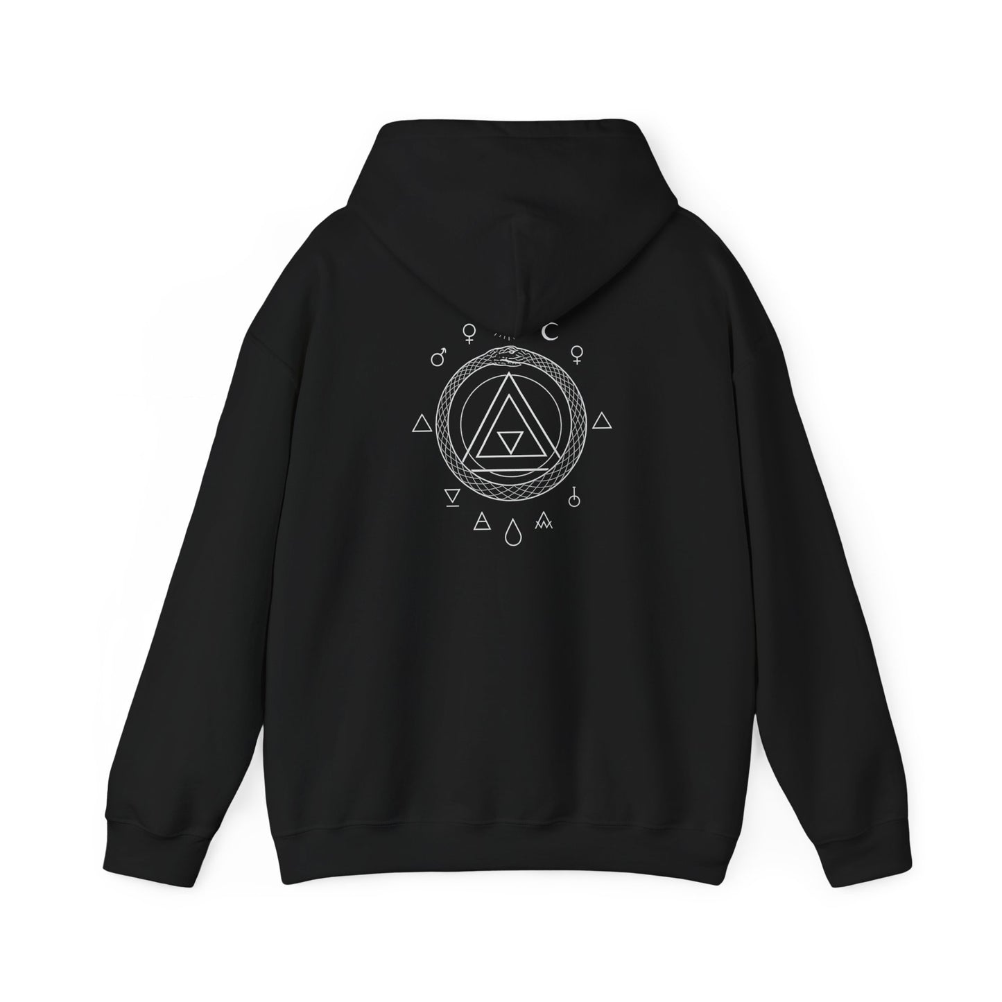 Sacred Geometry Alchemy Hoodie  LapisWear Cosmic Sigil Design