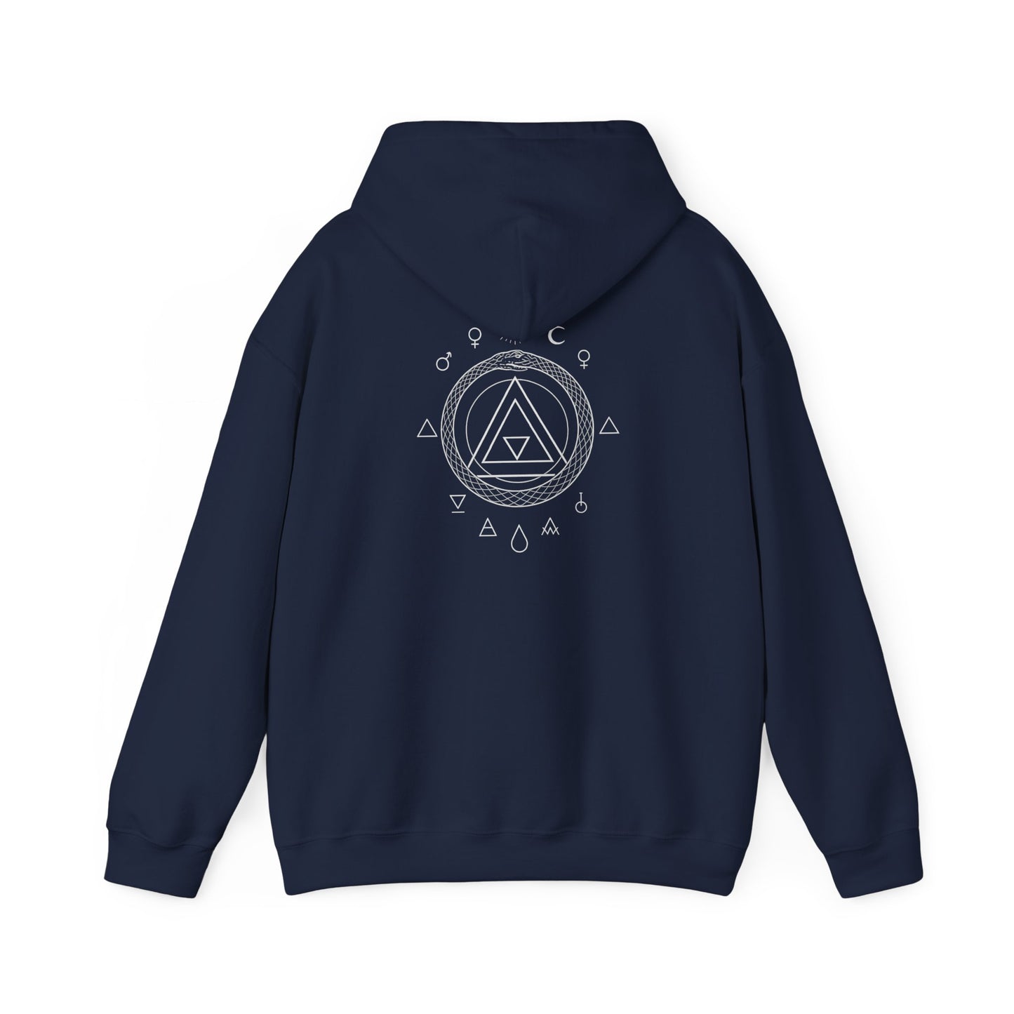 Sacred Geometry Alchemy Hoodie  LapisWear Cosmic Sigil Design
