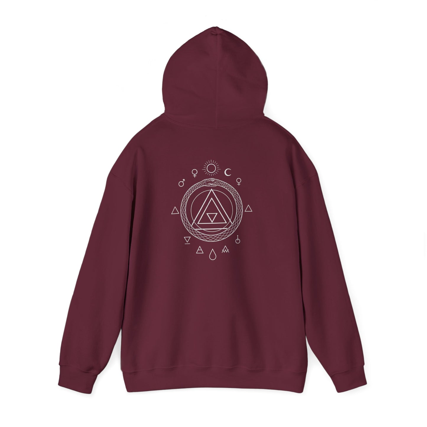 Sacred Geometry Alchemy Hoodie  LapisWear Cosmic Sigil Design
