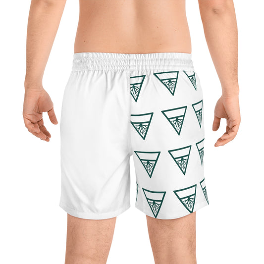 Earth Element Swim Shorts | Rooted Sigil Mid-Length Trunks | Grounded Style for Soul Seekers